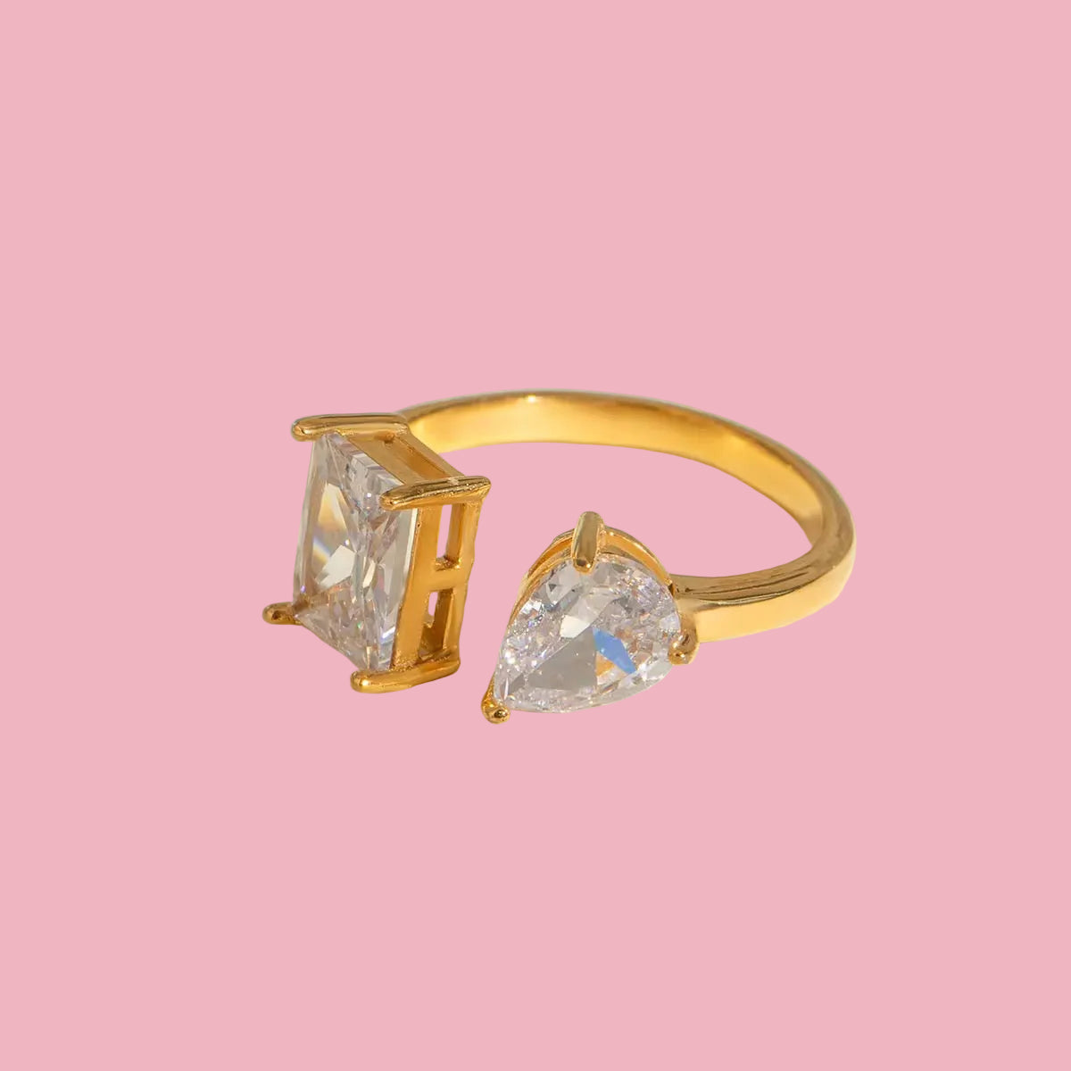 Anillo Drop - Square