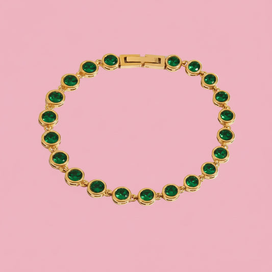 Pulsera Circulos Verde