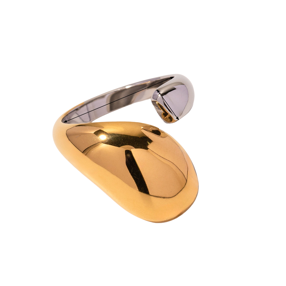 ANILLO MANCHA BICOLOR