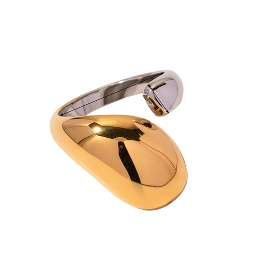 ANILLO MANCHA BICOLOR