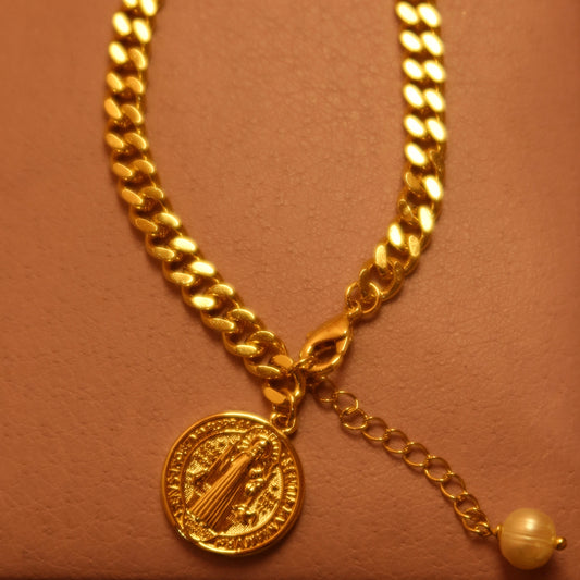 Pulsera San Benito Perla