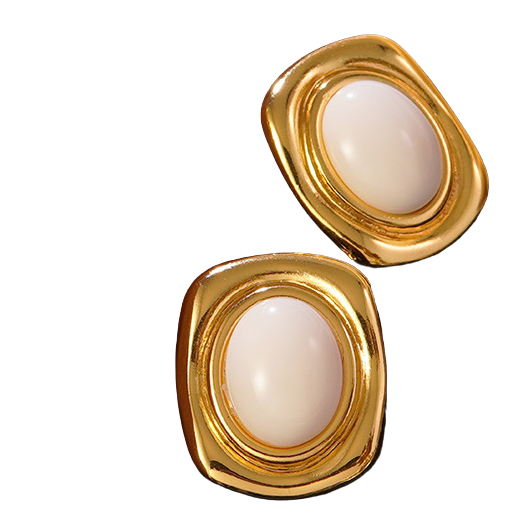 Aretes Vintage Blancos