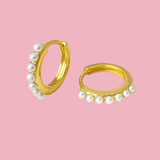 Hoops Perlita Medianos