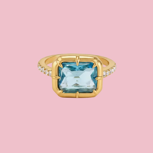 Anillo “Blue Gem”