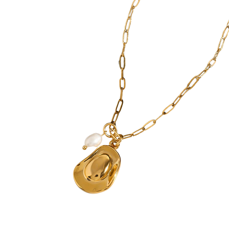 Collar Sombrerito Perla