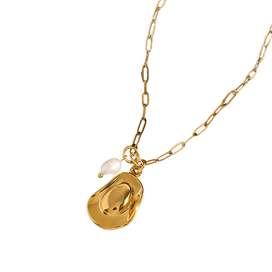 Collar Sombrerito Perla