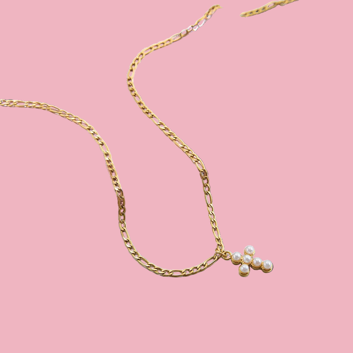 Mini Cruz Perla Cadena Cartier