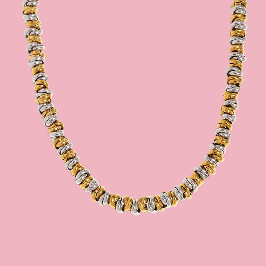 Collar Bicolor Torcido