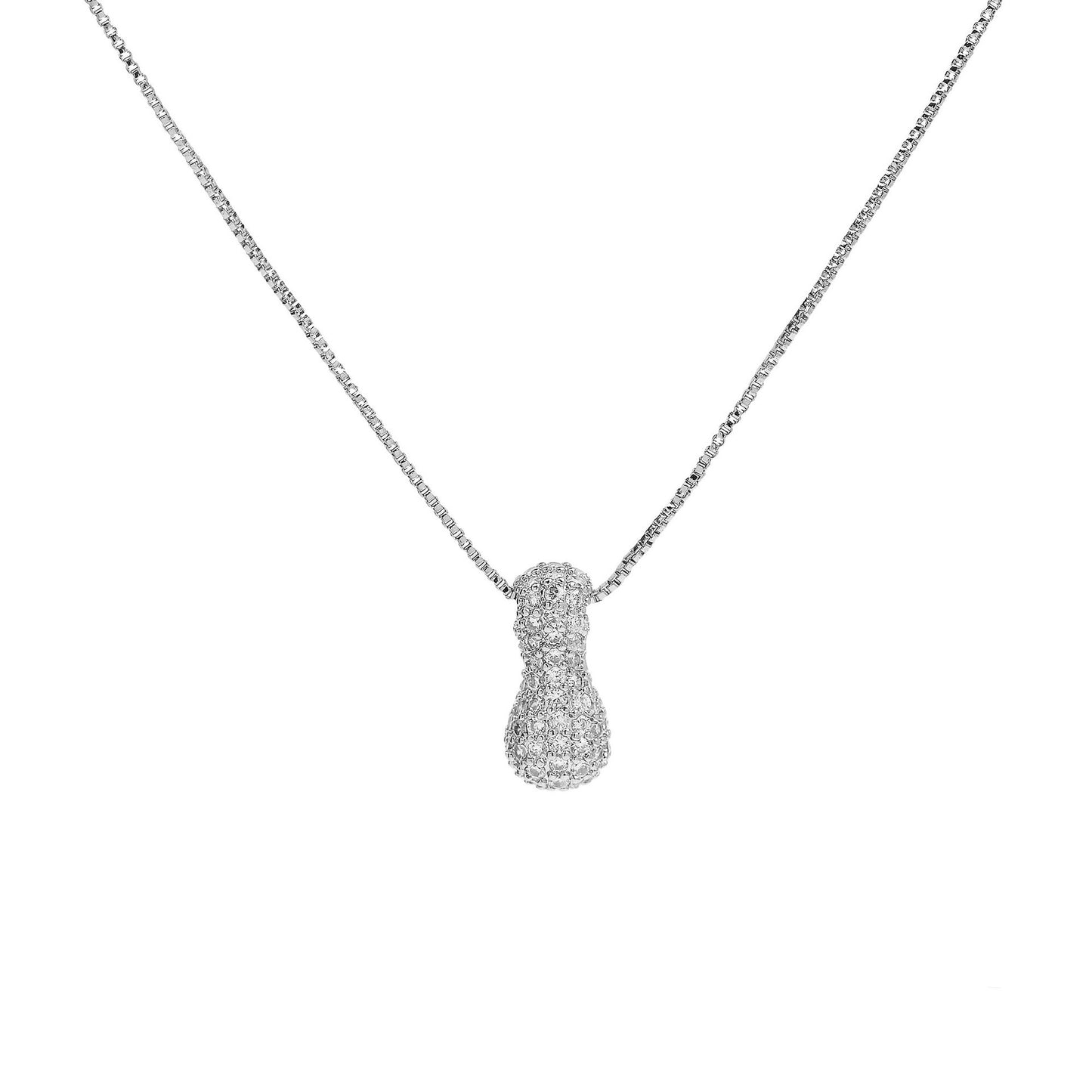 Inicial Mini Hailey Zirconia Plateada