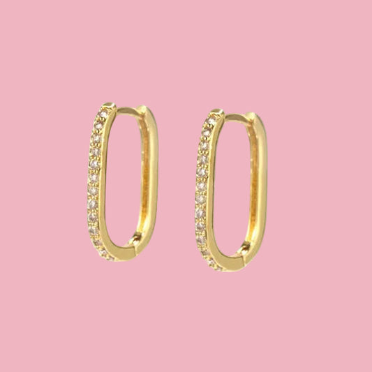 Square Hoops Delgados