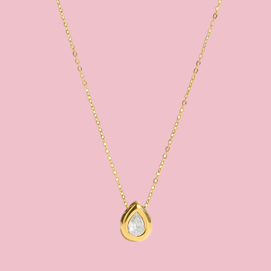 Collar Gotita Piedra