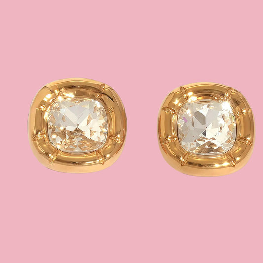 Aretes Piedra Cuadro