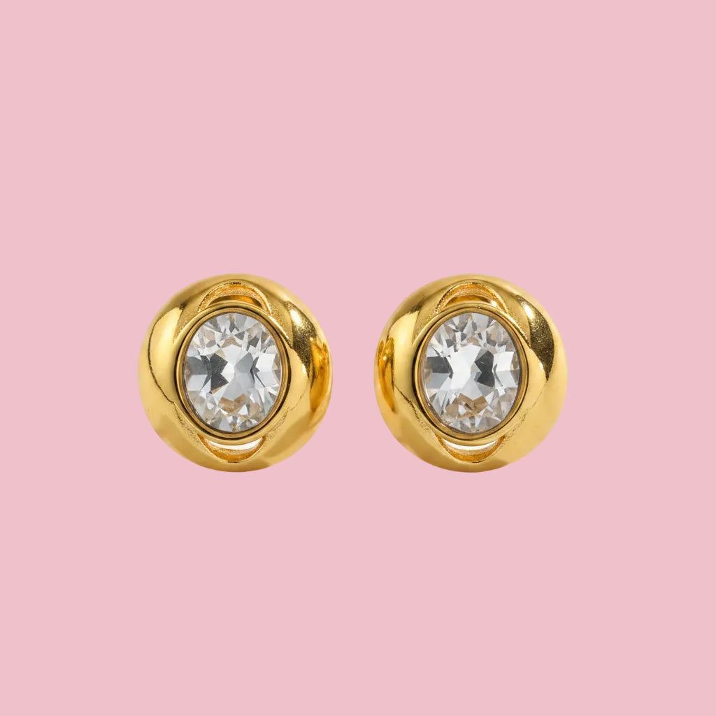Aretes “Bolita Piedra”