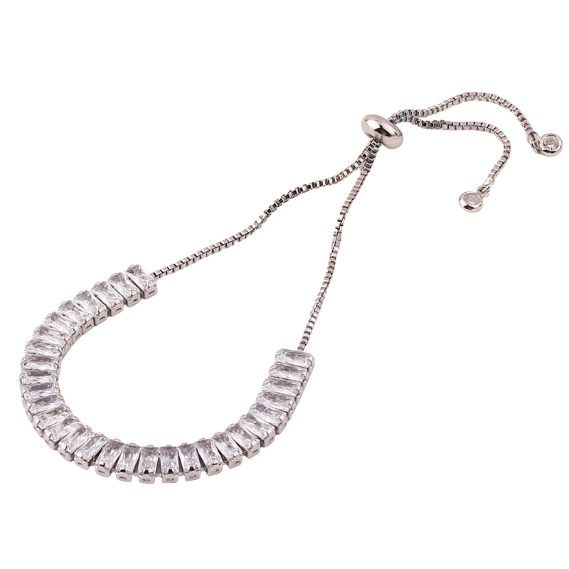 Pulsera Baguette Ajustable