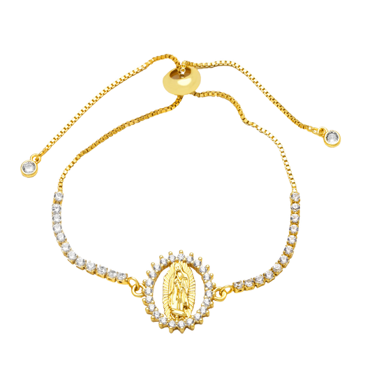 Pulsera Virgen Ajustable