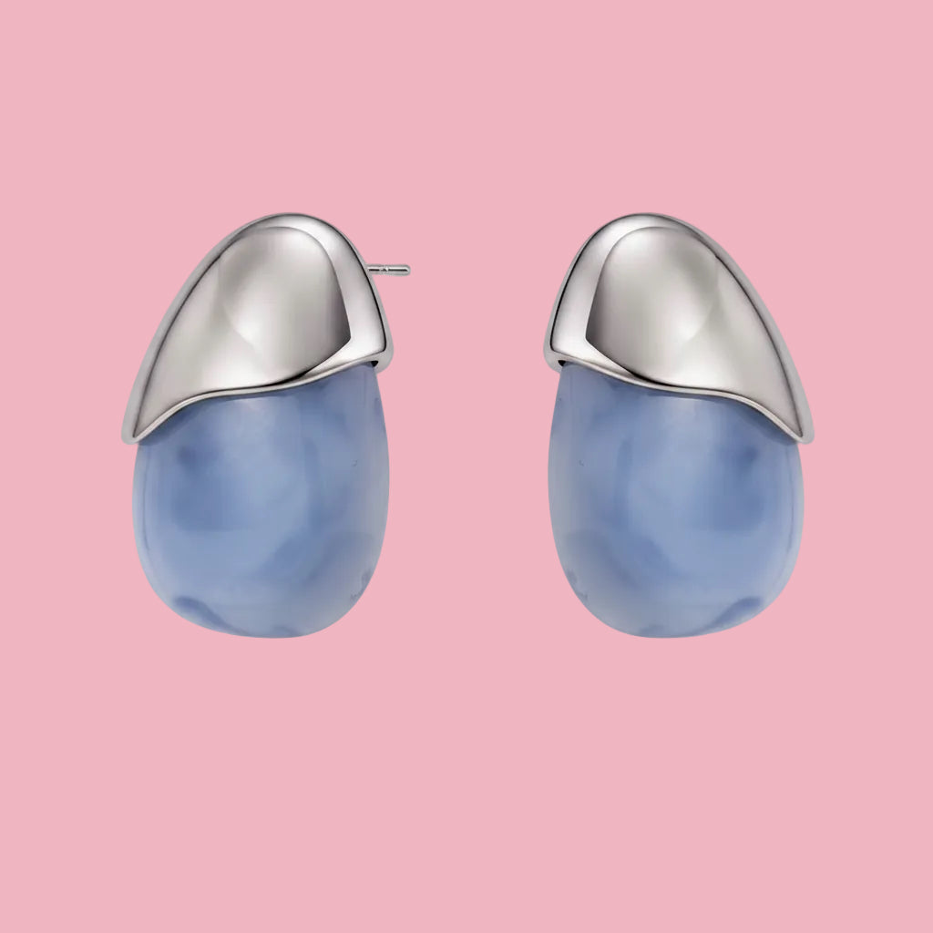 Aretes Marble Blue