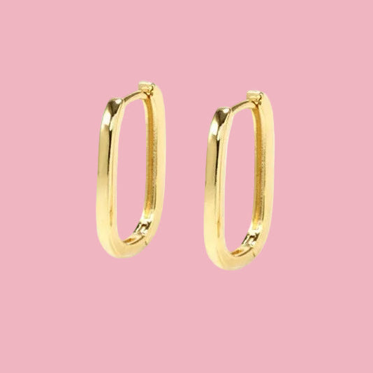 Square Hoops Lisos
