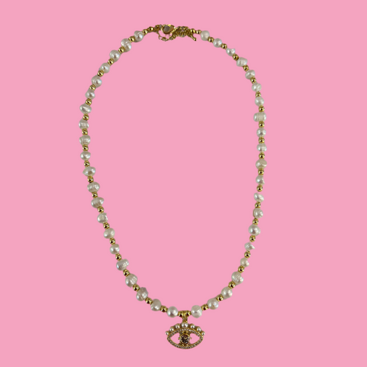 Collar Perlas Ojito