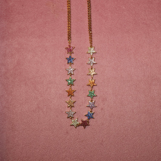 Collar Stars Rainbow