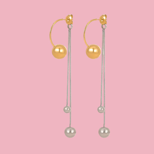 Aretes “Esfera - Long”
