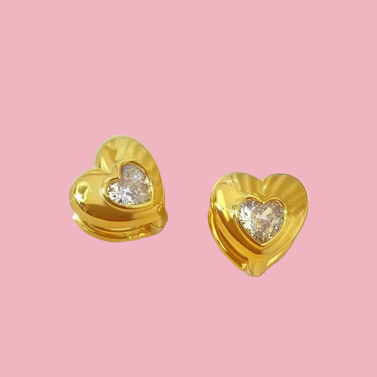 Hoops Corazon Piedra