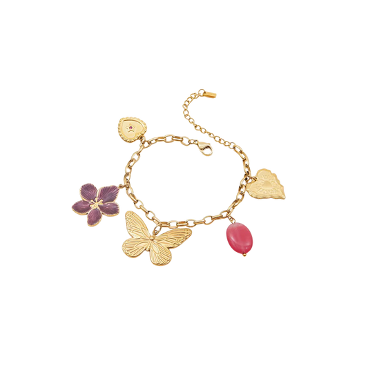 Pulsera Charms Mariposa