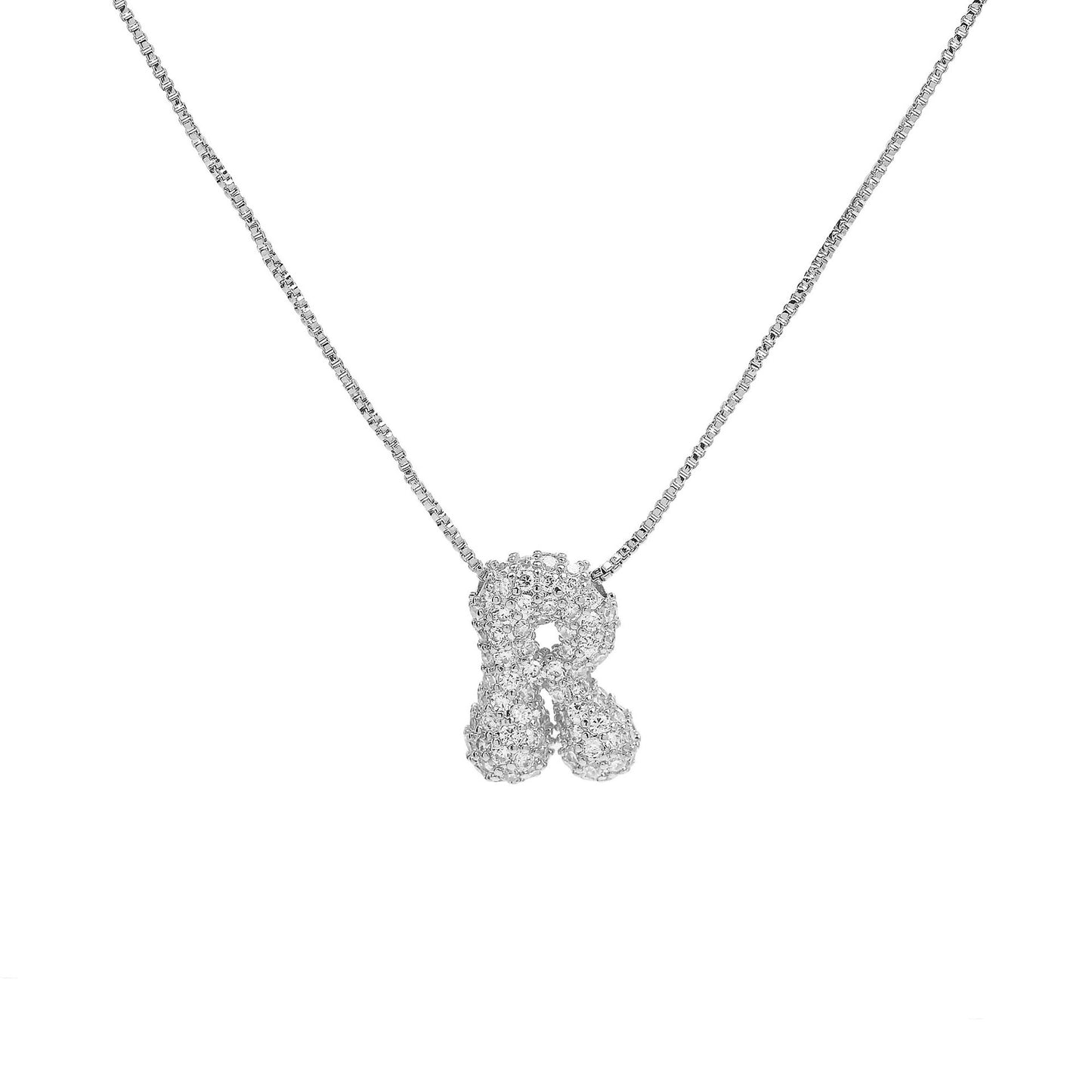 Inicial Mini Hailey Zirconia Plateada