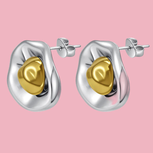 Aretes “Egg - Bicolor”