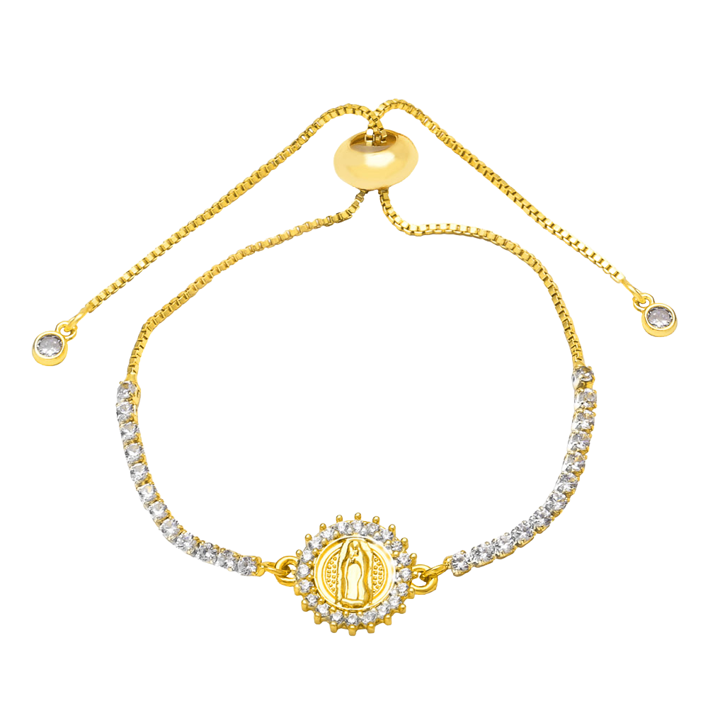 Pulsera Virgen Ajustable