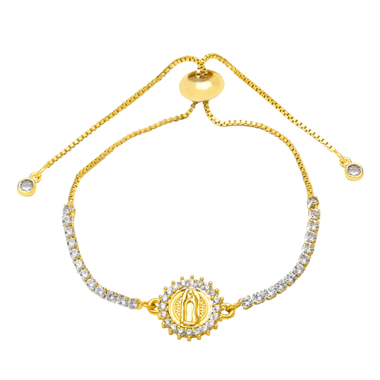 Pulsera Virgen Ajustable