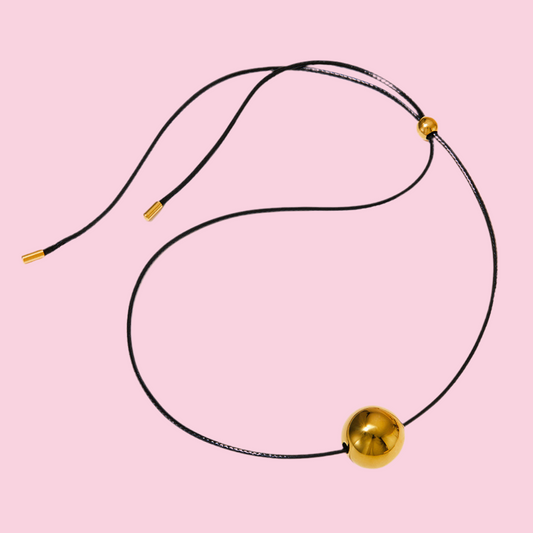 Collar Bolita Ajustable