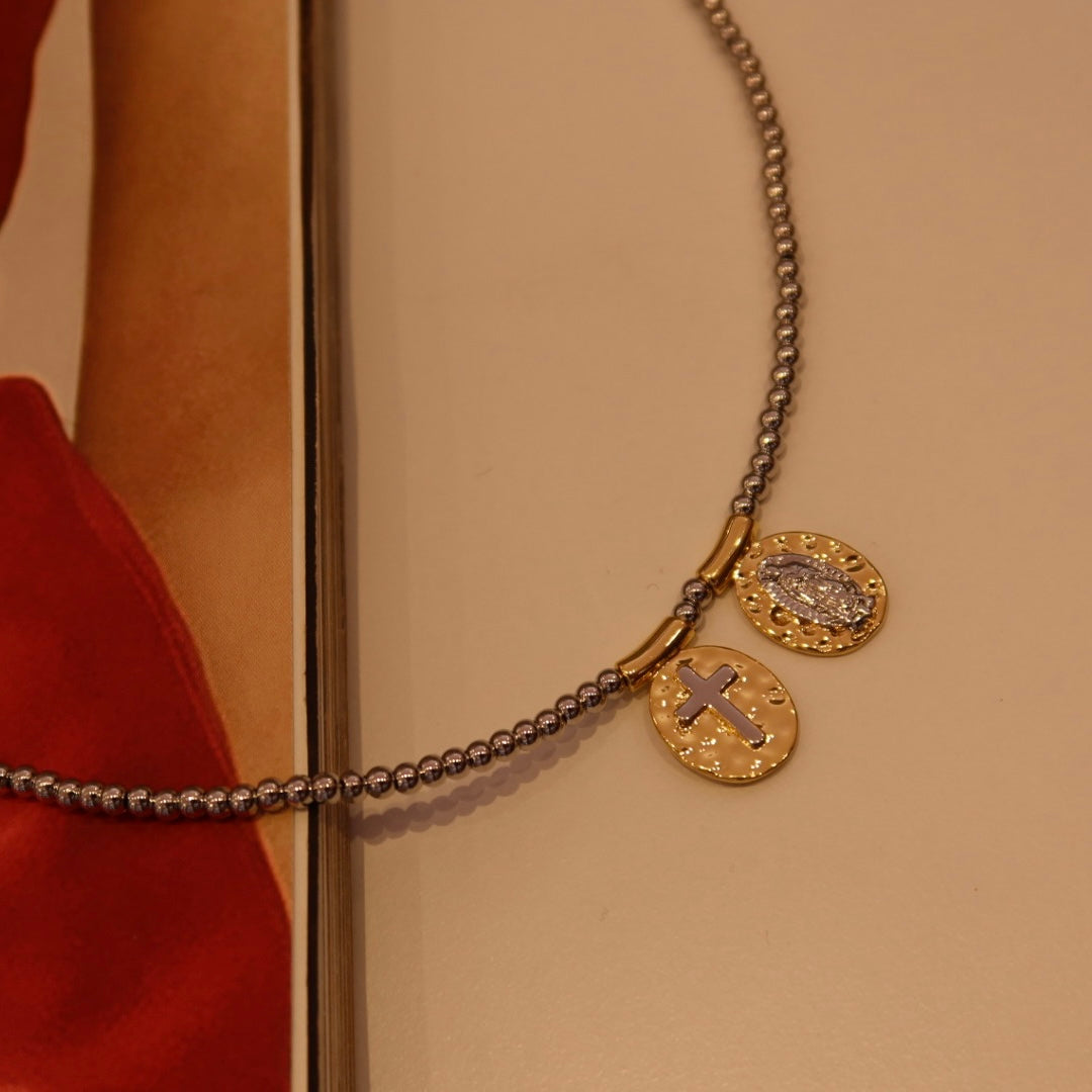 Collar Virgen Bicolor