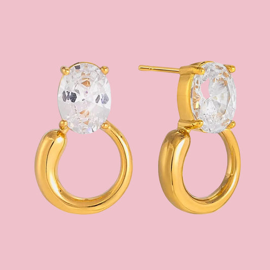 Aretes “Oval Mini O”