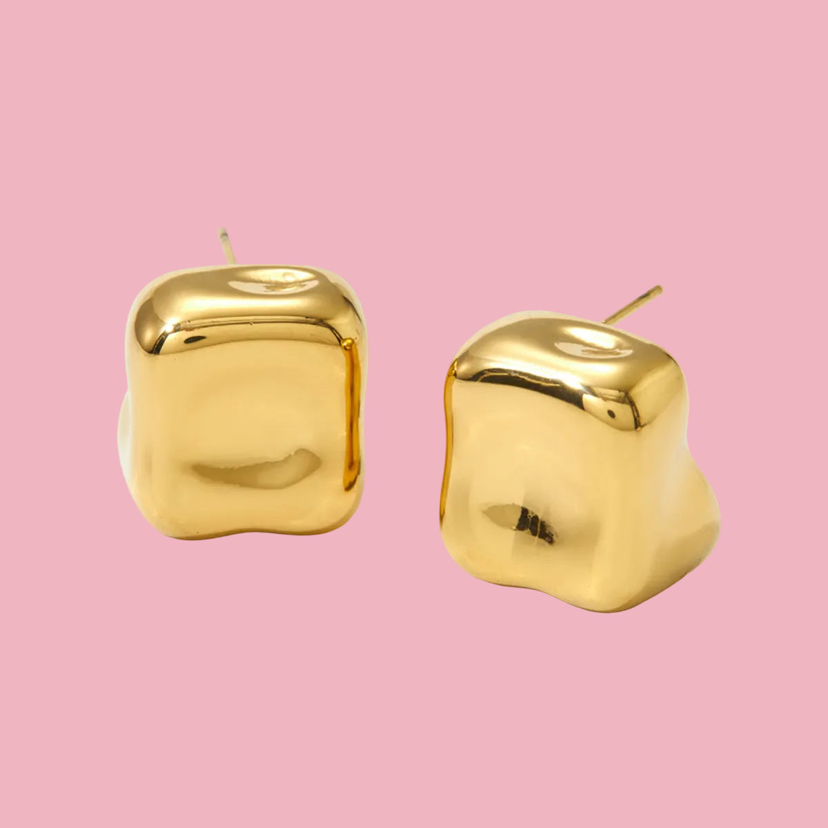 Aretes Cuadro Wavy