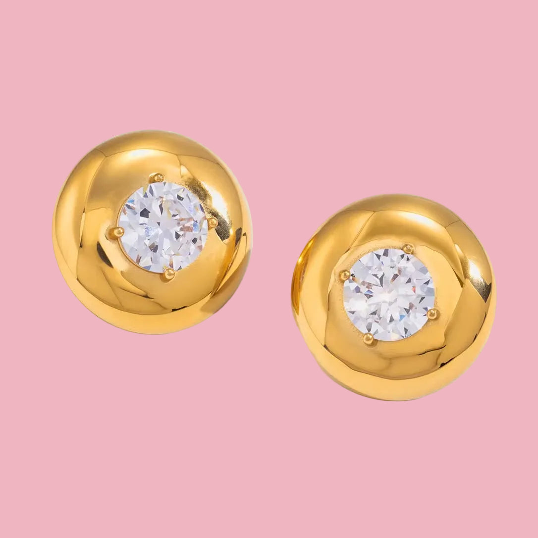 Aretes Dot Zirconia