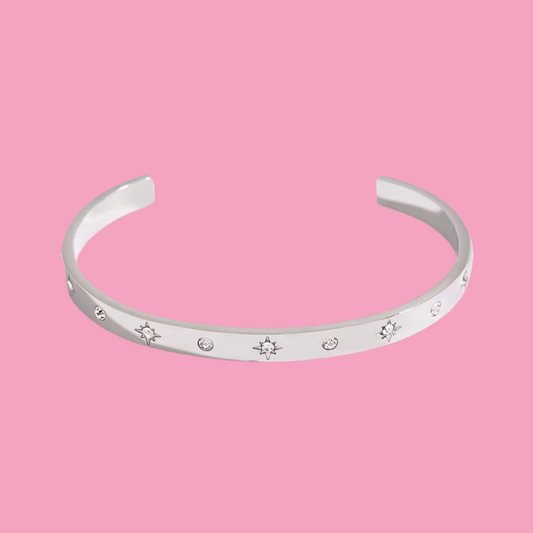 Brazalete Destellos Plata