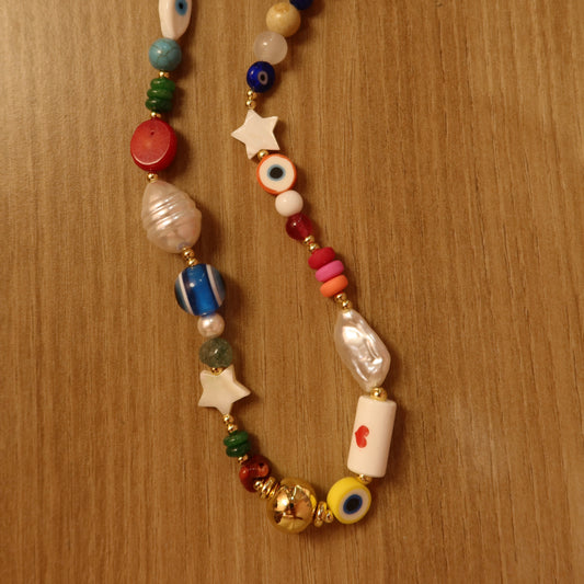 Collar Ojito Charms Colores