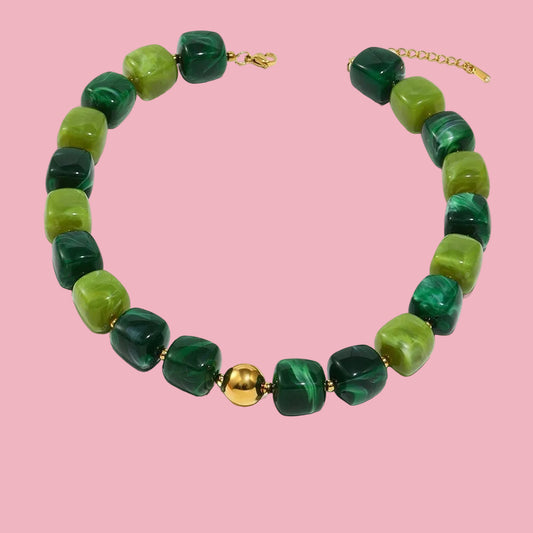 VOU Necklace Green