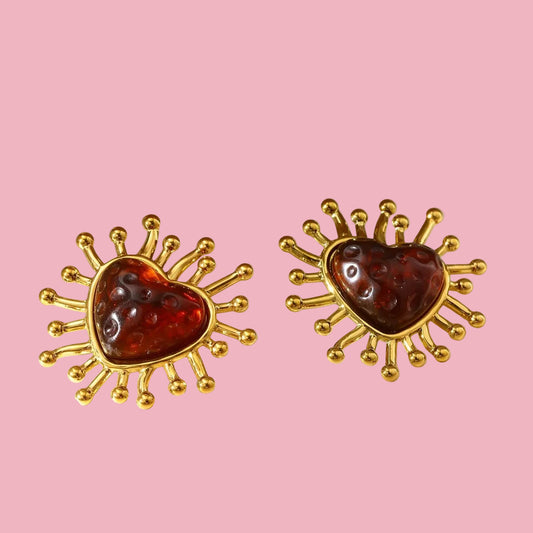 Aretes Strawberry