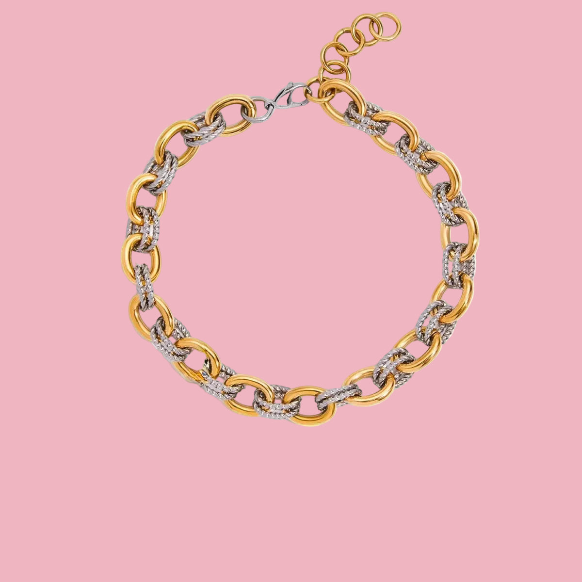 Collar Links Bicolor Chunky