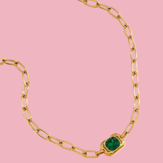 Collar Piedra Verde