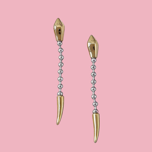 Aretes Víbora Bicolor