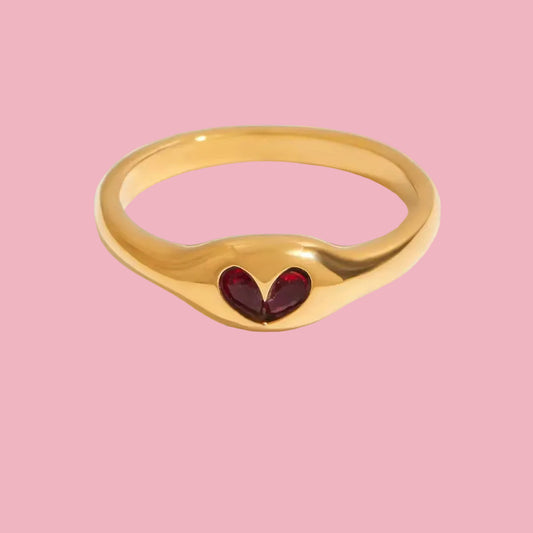 Anillo Mini Red Heart