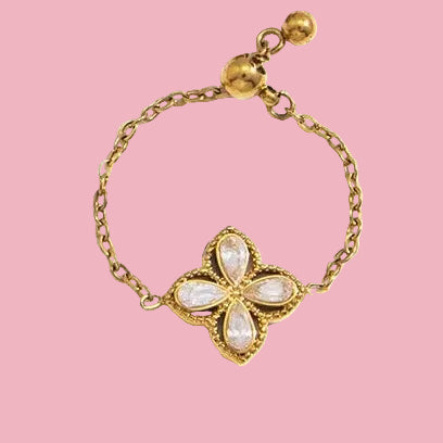 Pinky Ring Flor