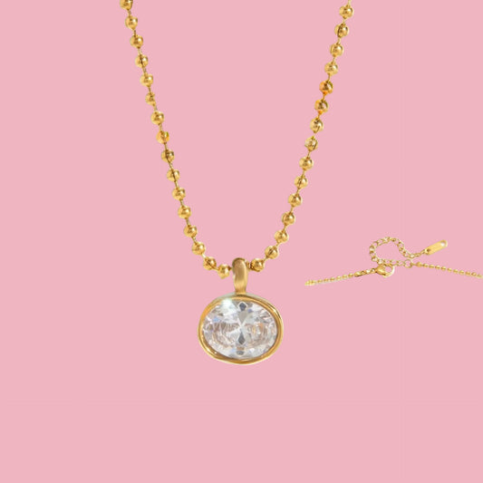Collar Piedra Circular