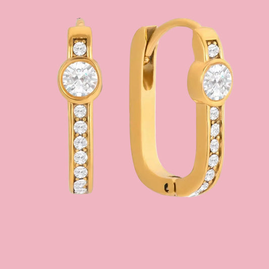 Hoops Cuadro Zirconia Círculo