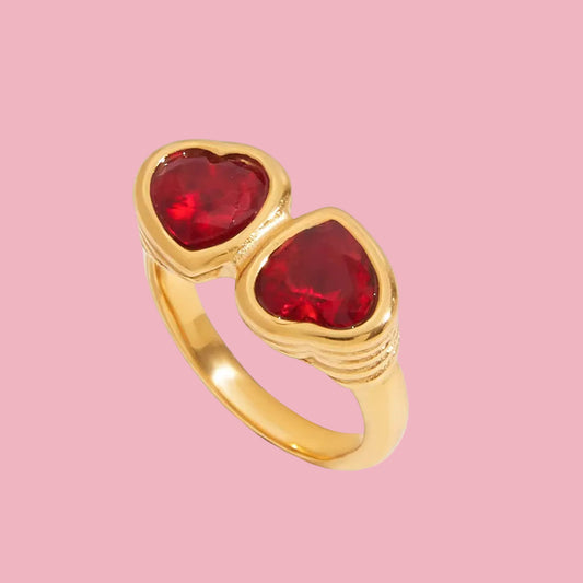 Anillo Two Hearts