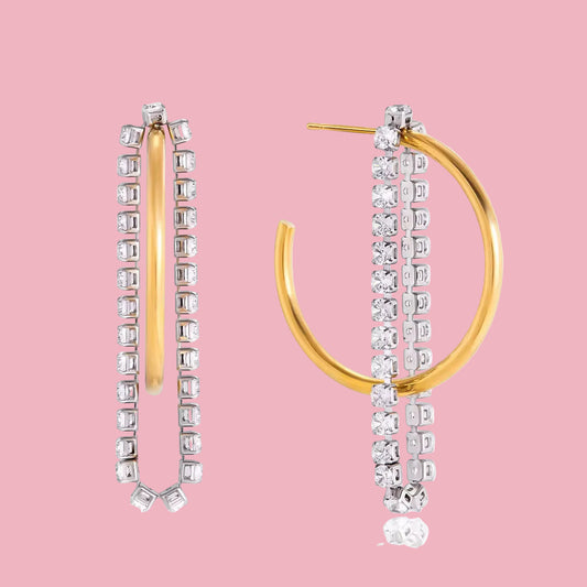 Hoops Tennis Zirconia