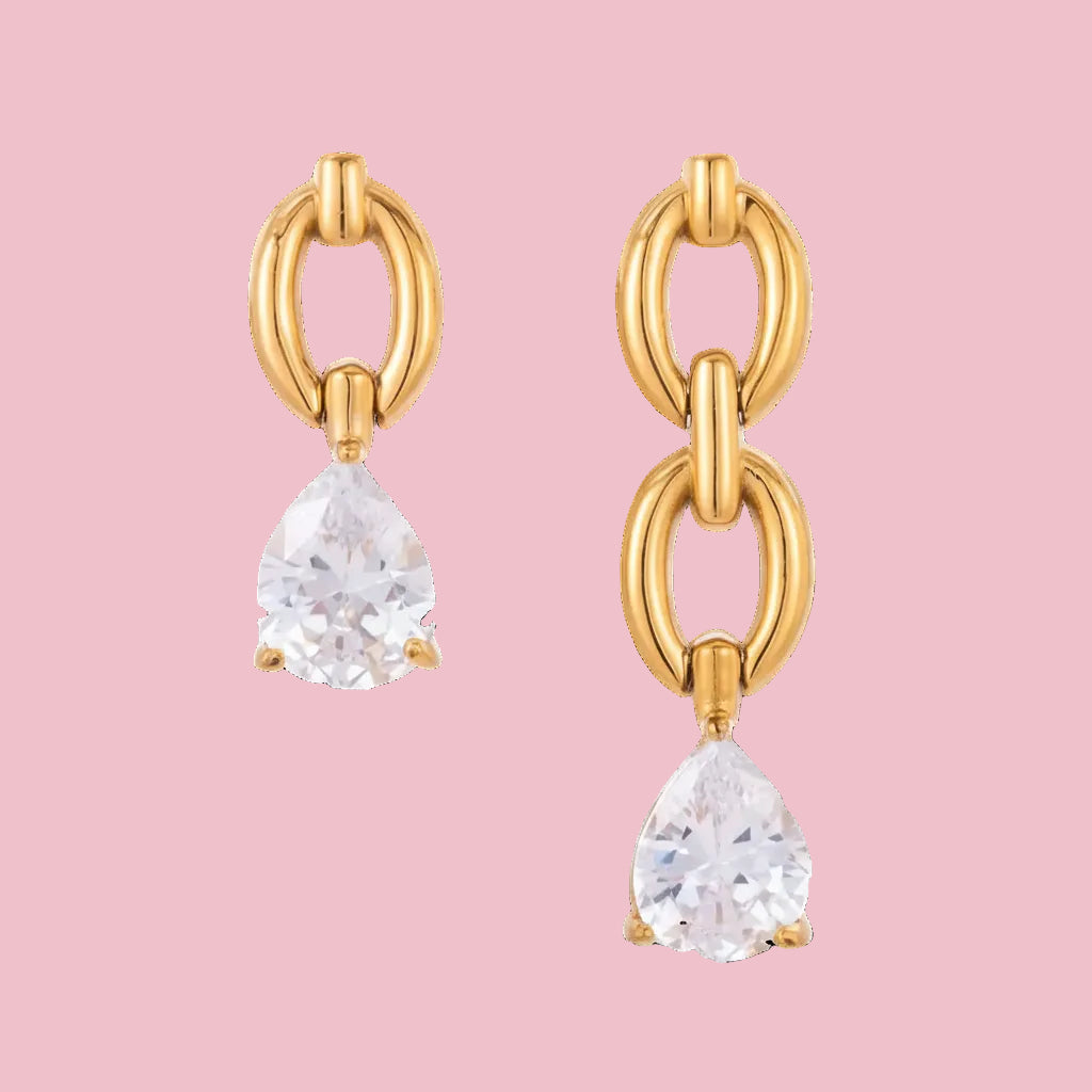 Aretes “Drop Chain” Desigual