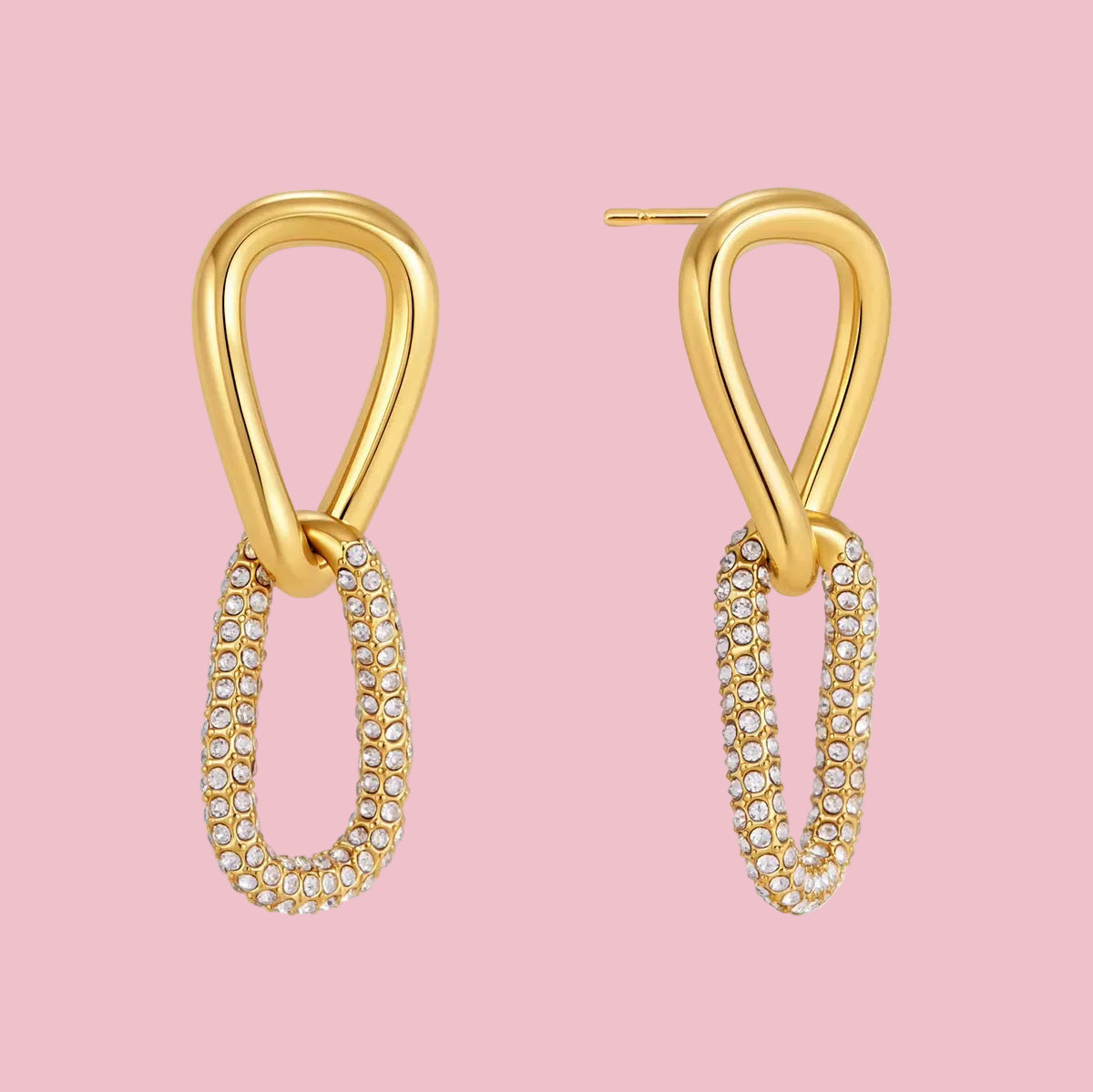Aretes “Zirconia Twist”